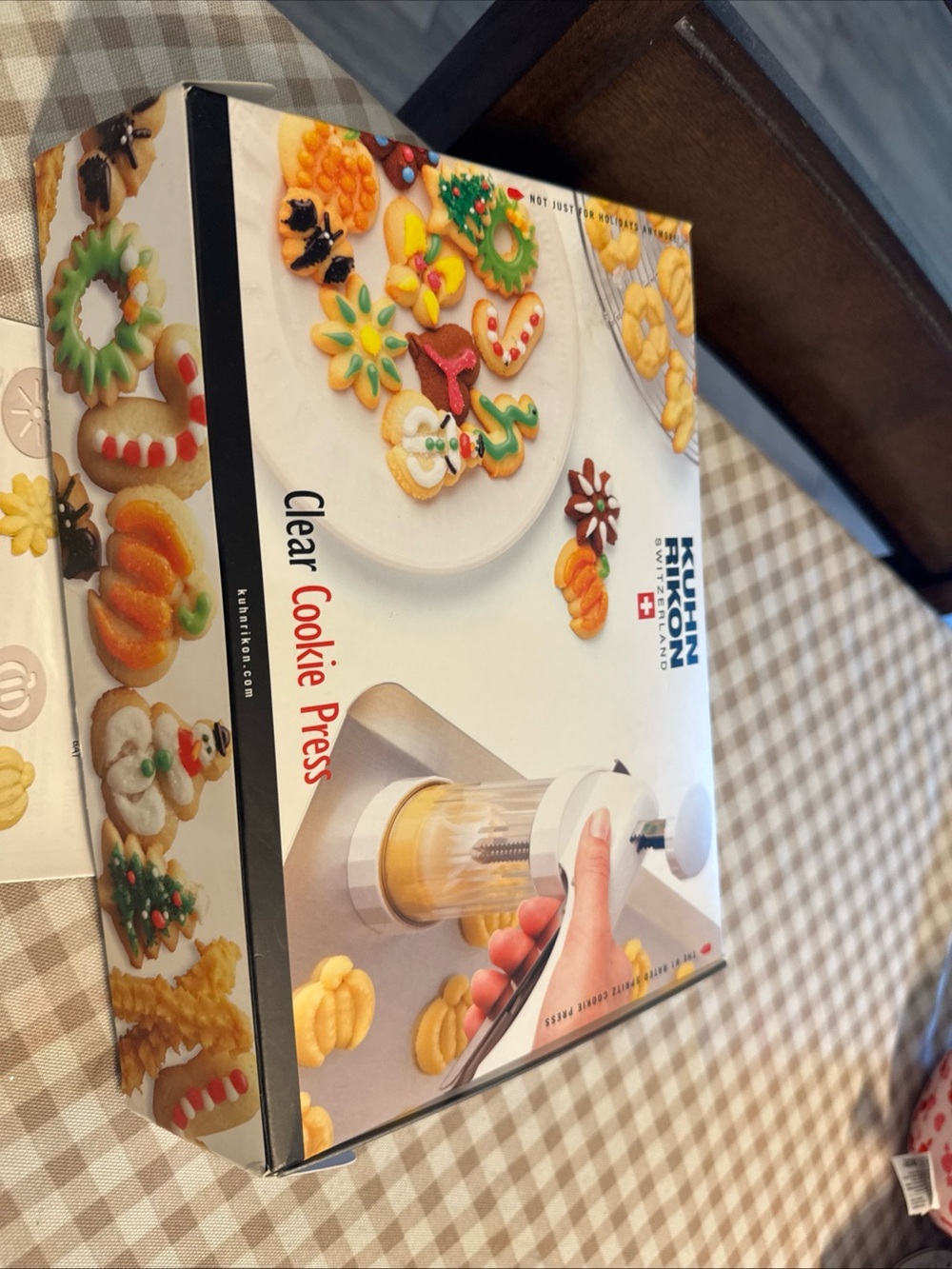 Clear Cookie Press - White/Clear